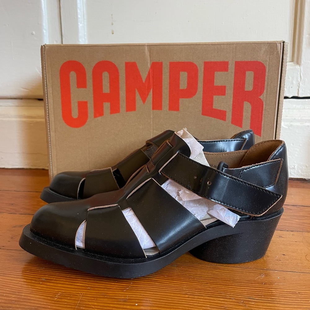 Camper Bonnie sandal Black size 35 brand new